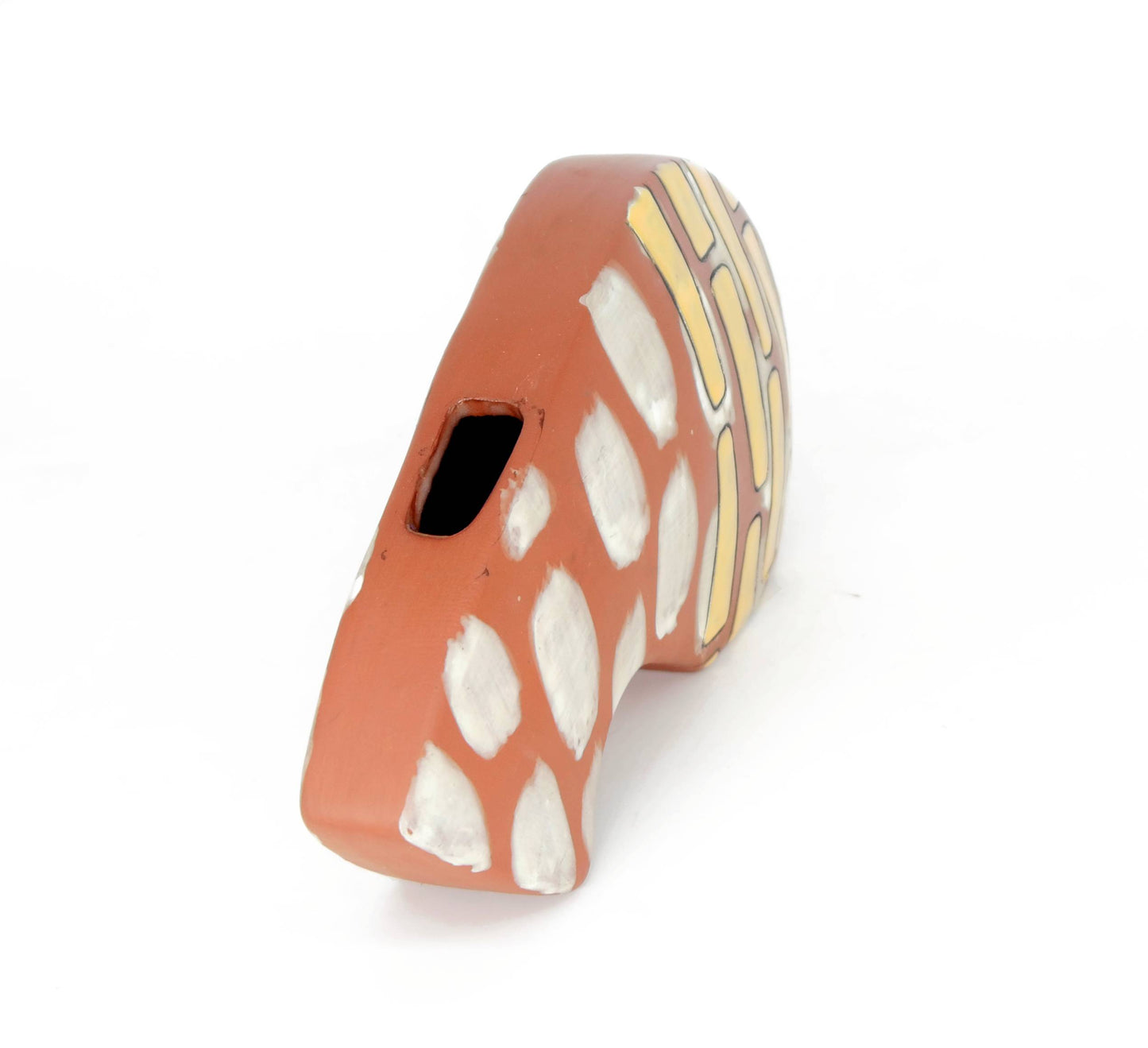 Yellow Rectangle Vase