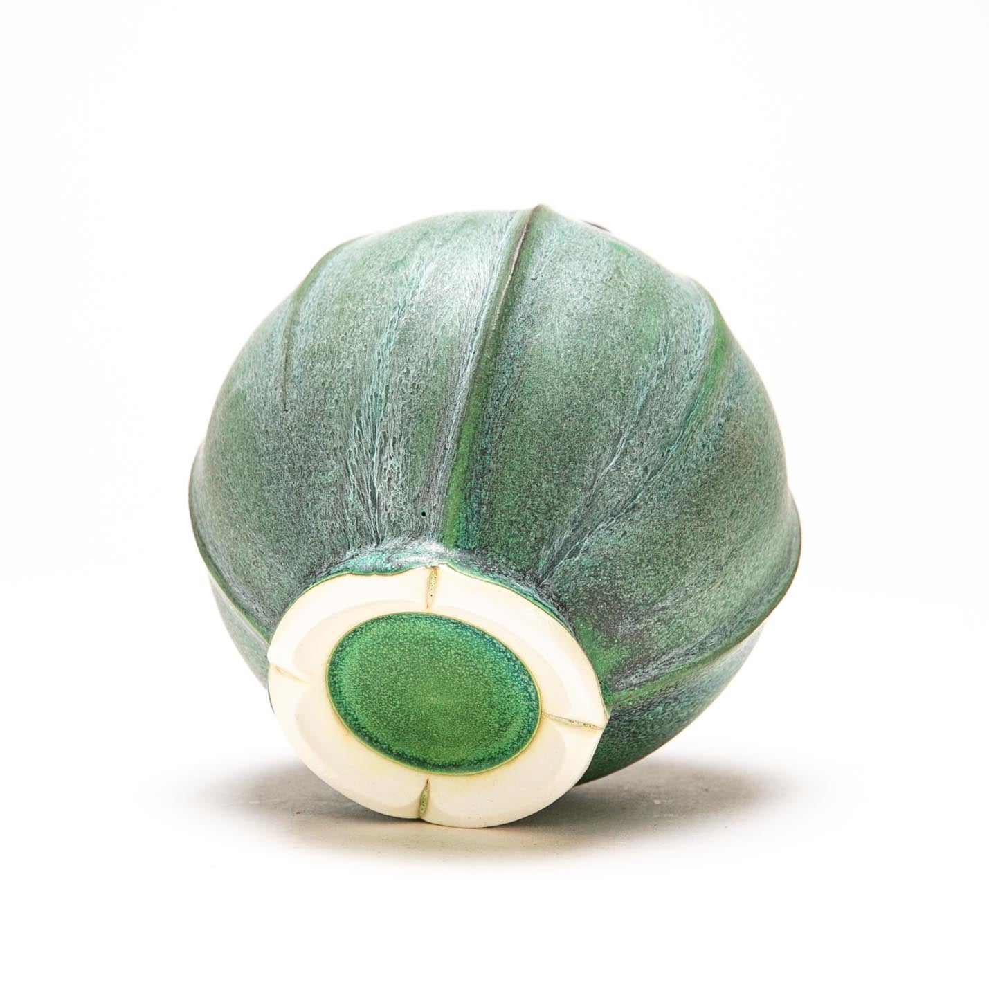 Antique Green Bud Vase