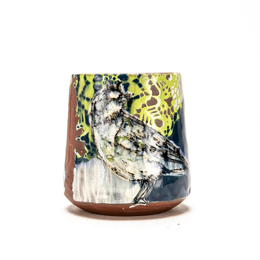 Horned lark sipper