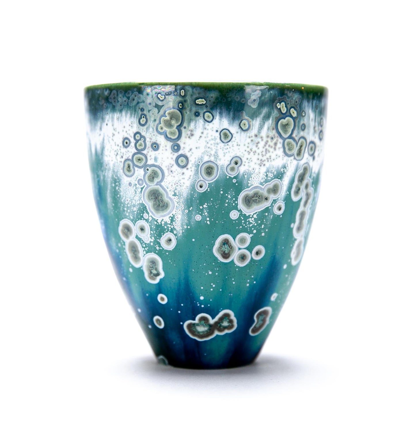 Green Crystalline Bowl