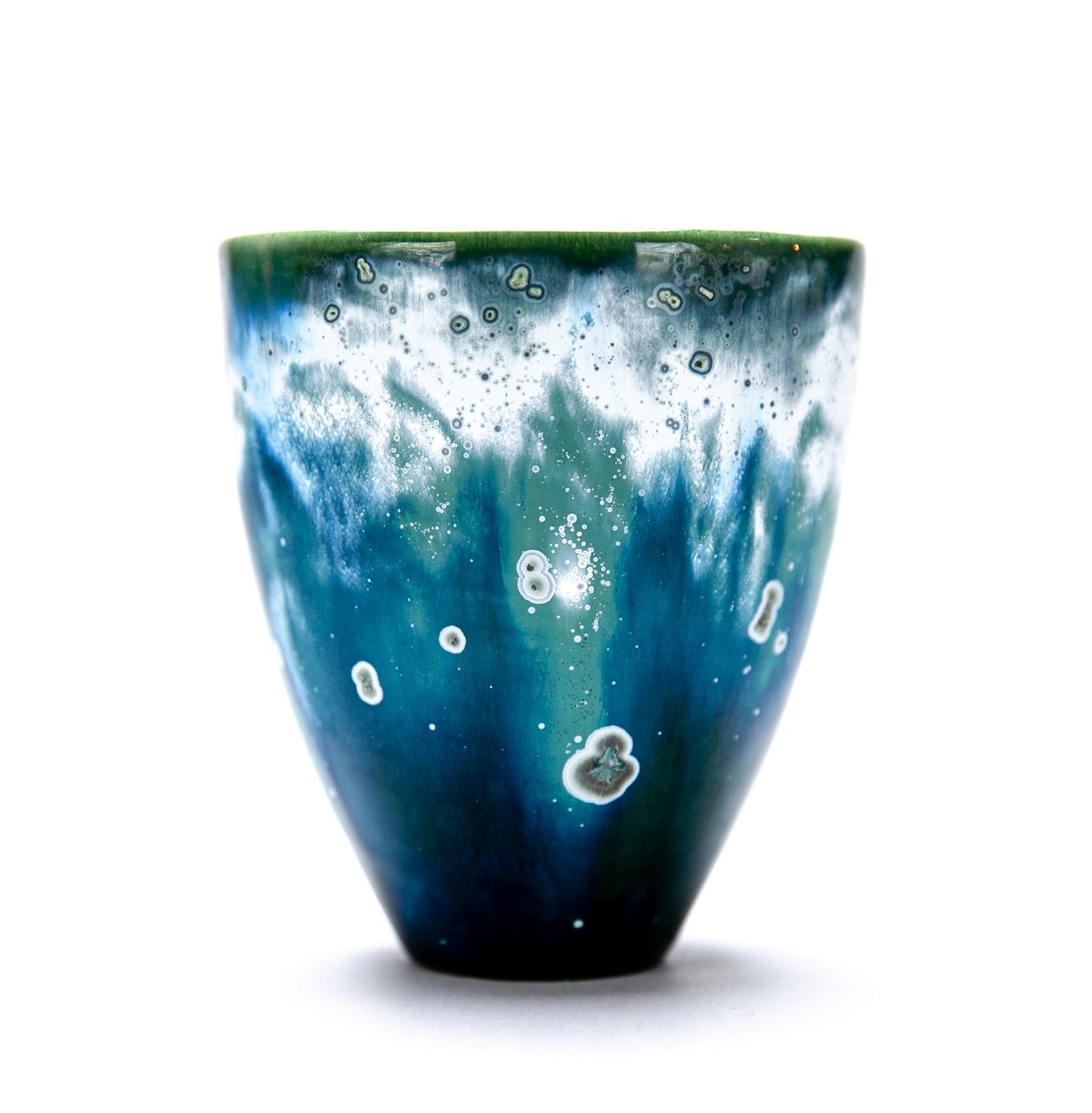 Green Crystalline Bowl
