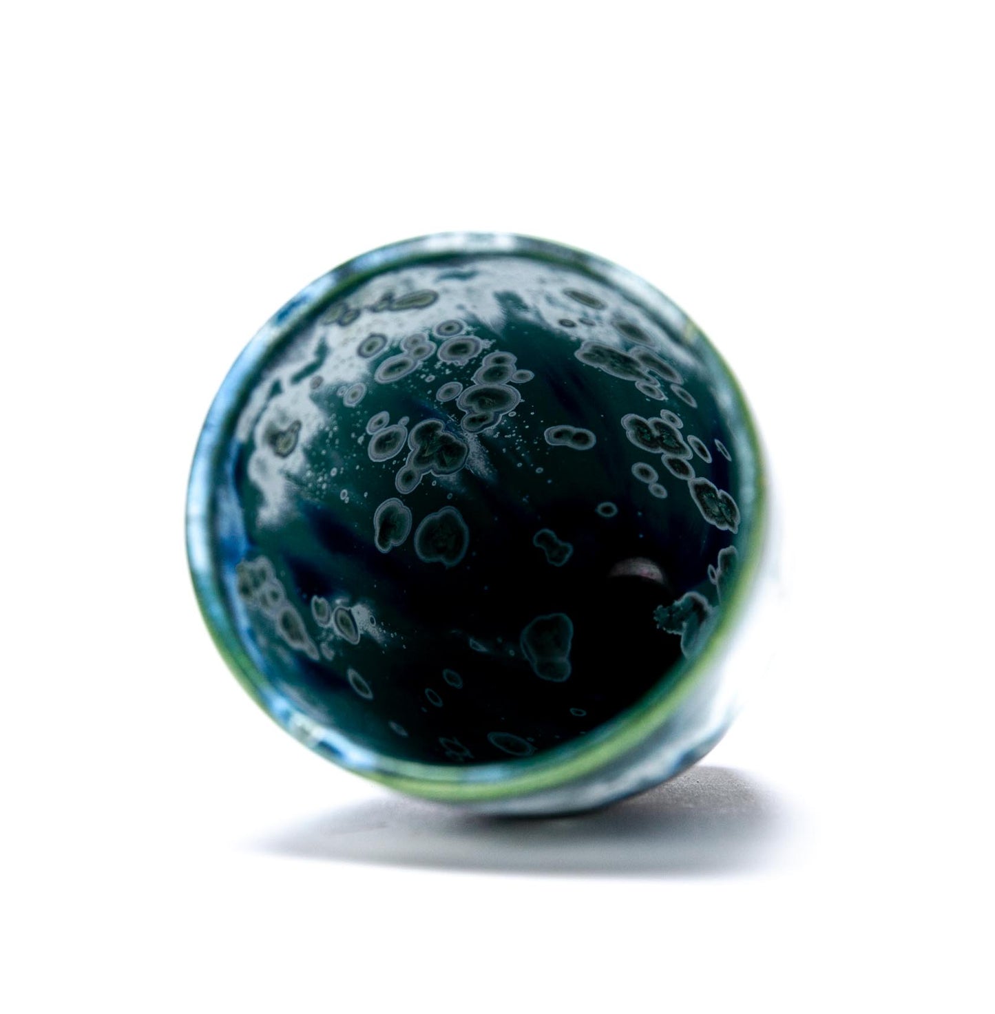 Green Crystalline Bowl