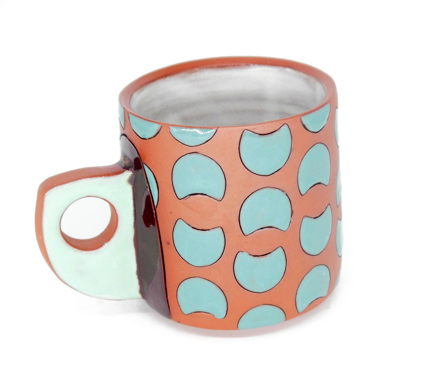 Blue Patterned Mug