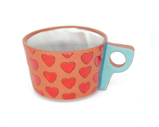 Red Heart Mug