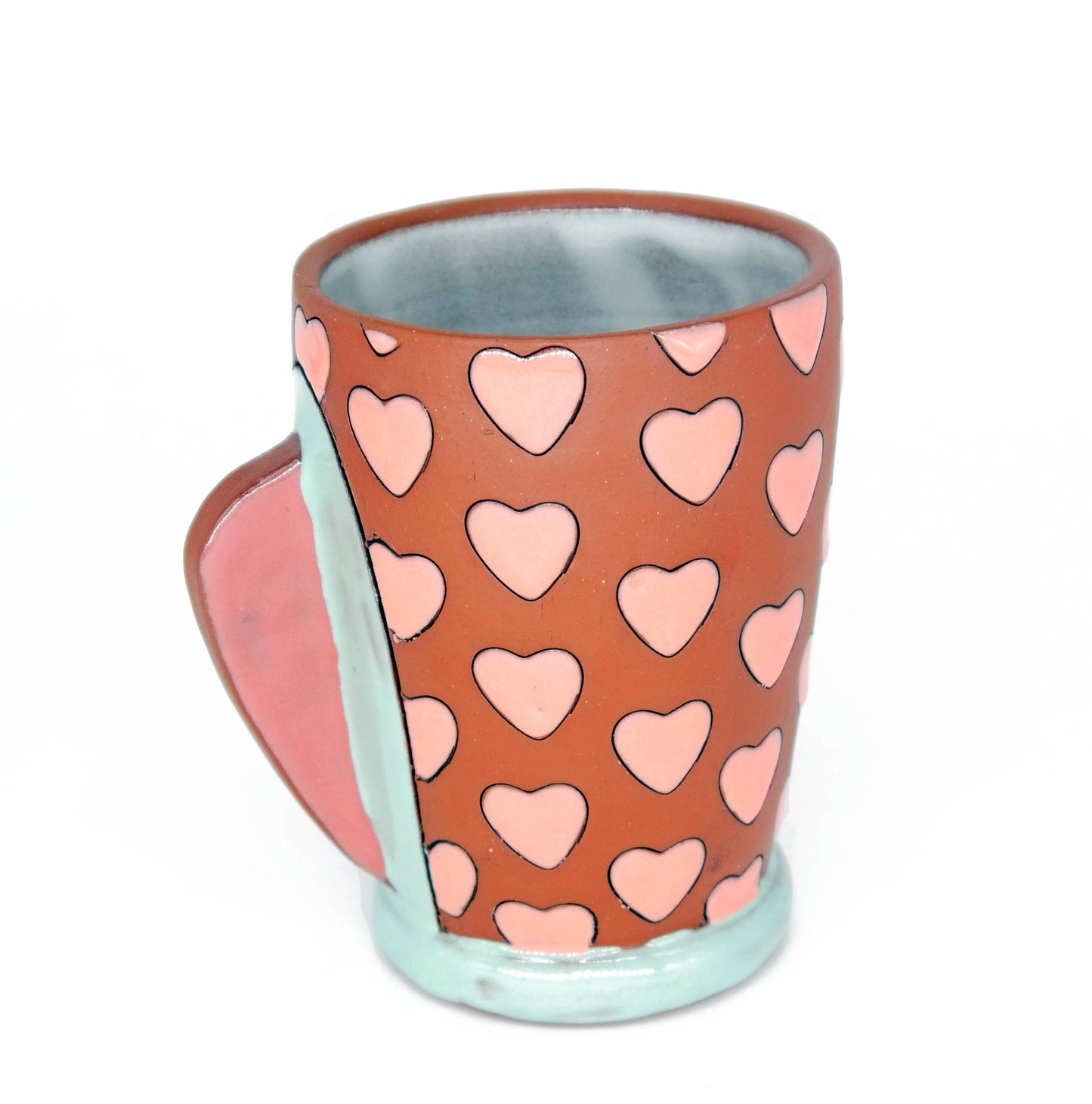 Pink Heart Tumbler