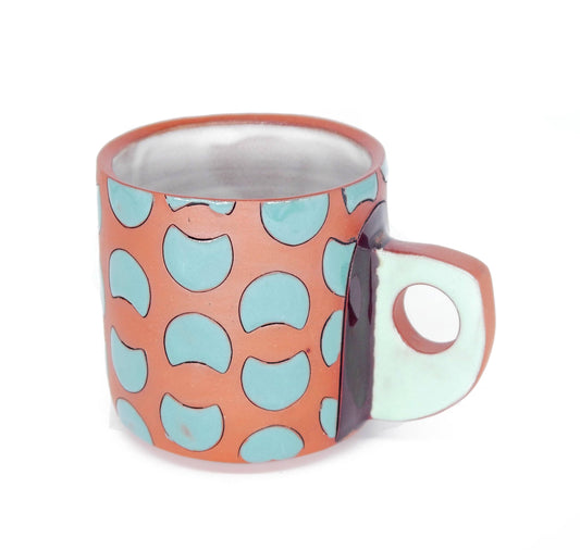 Blue Patterned Mug