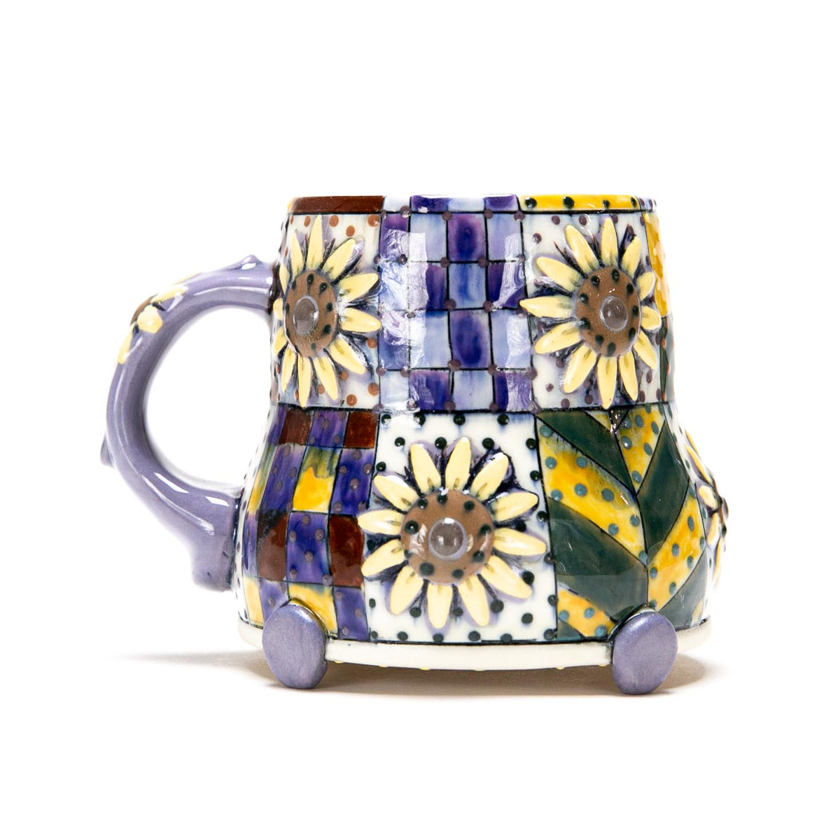 Sunflower Quilt Mug