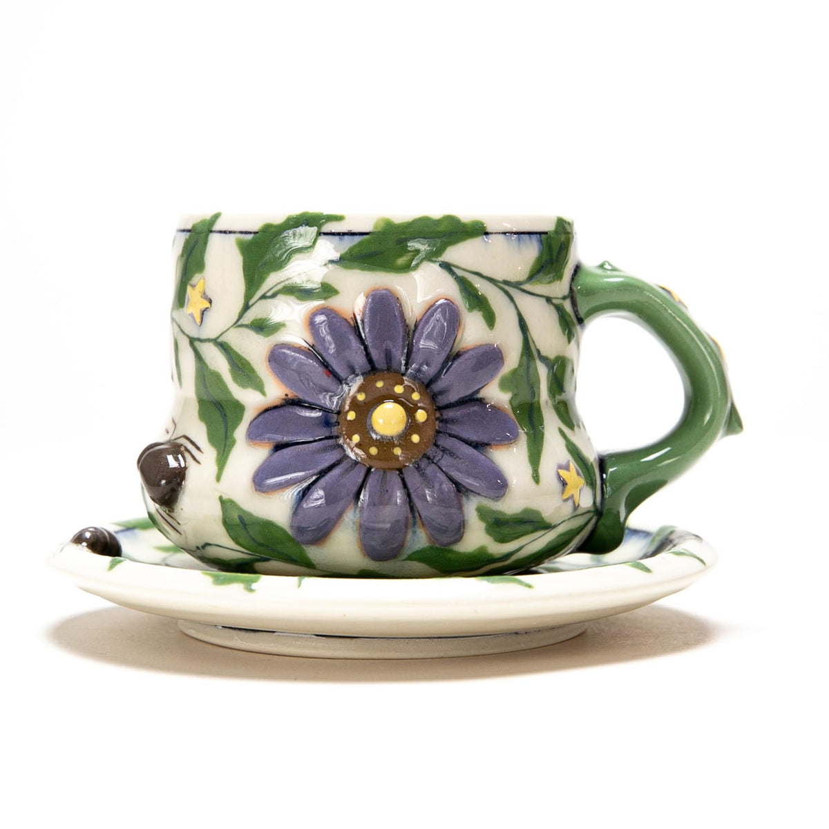 Spooky Teacup + Saucer