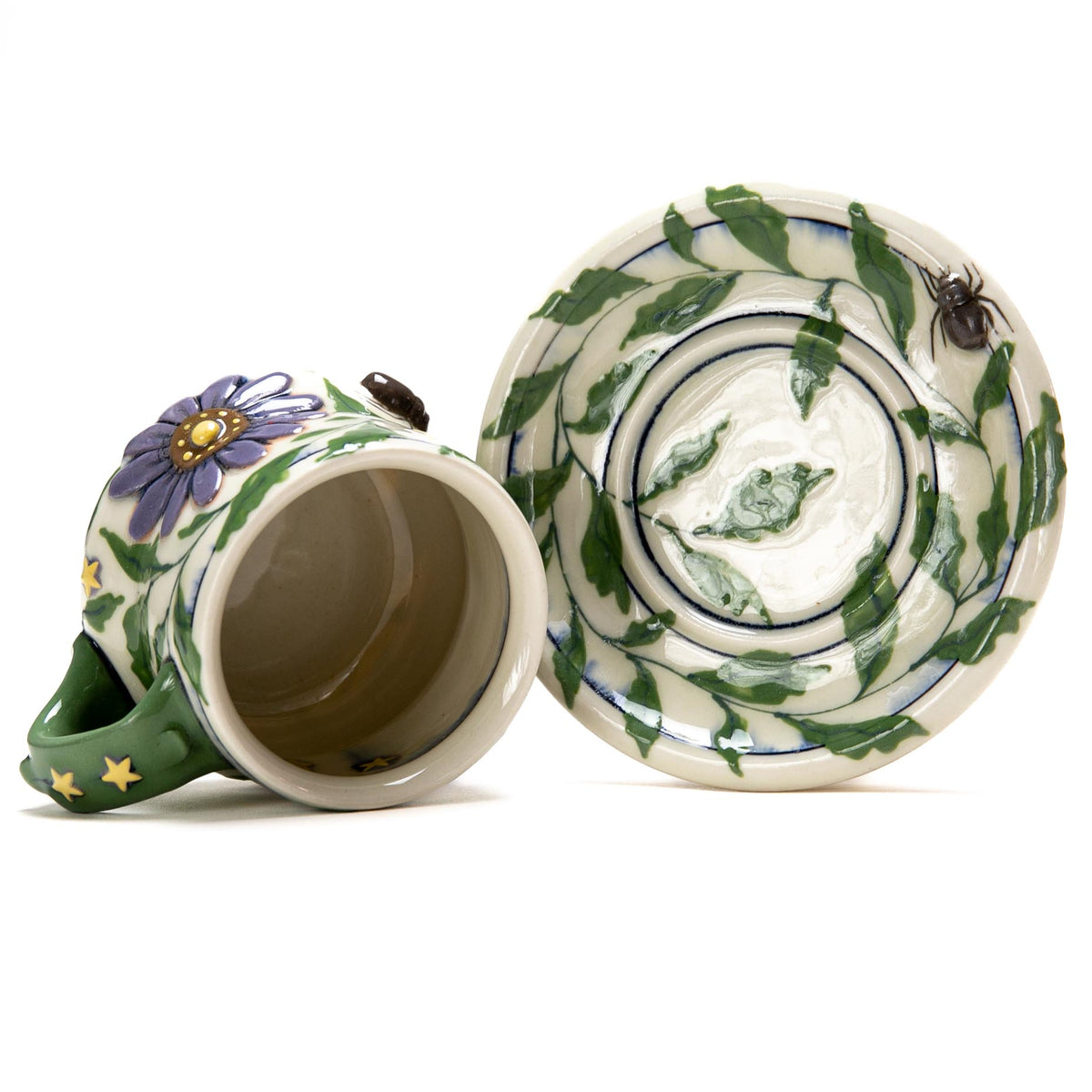 Spooky Teacup + Saucer