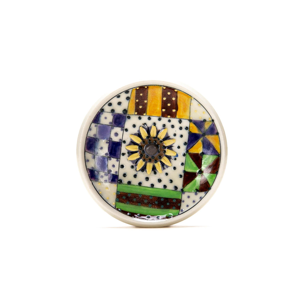 Sunflower Quilt Ring Dish