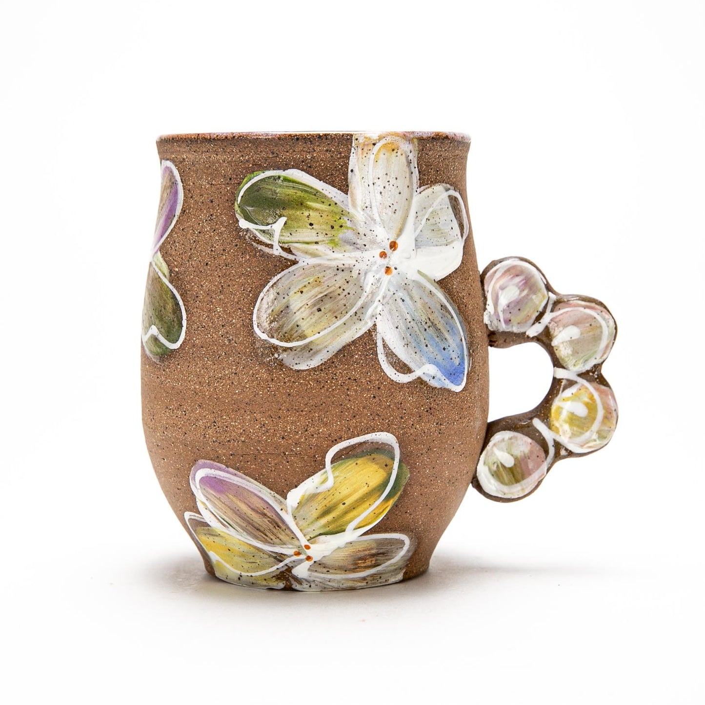 Floral Handle Mug