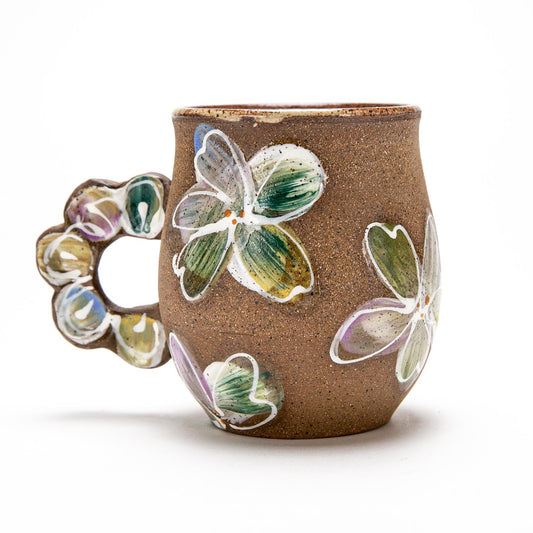 Floral Handle Mug