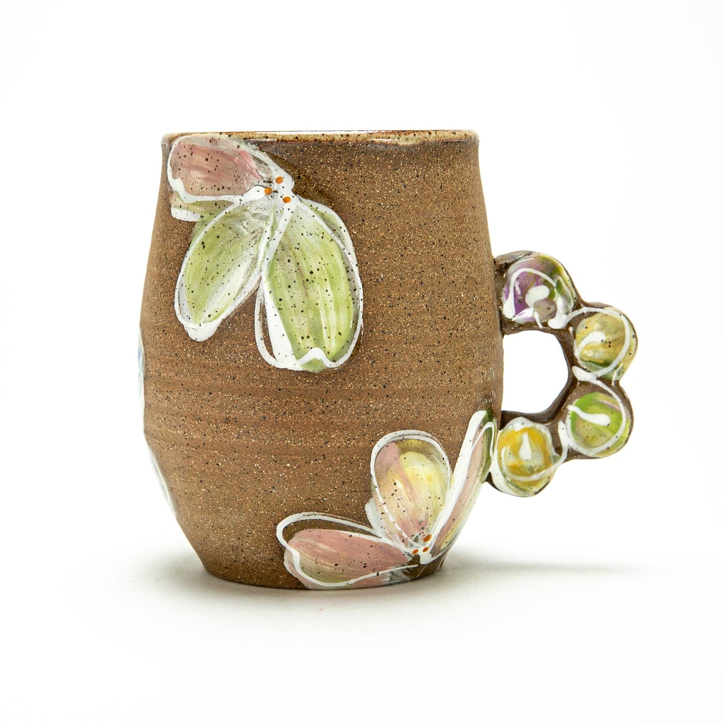 Floral Handle Mug