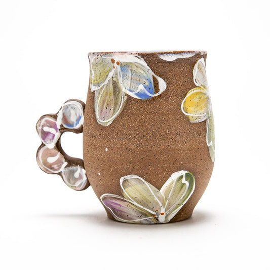 Floral Handle Mug