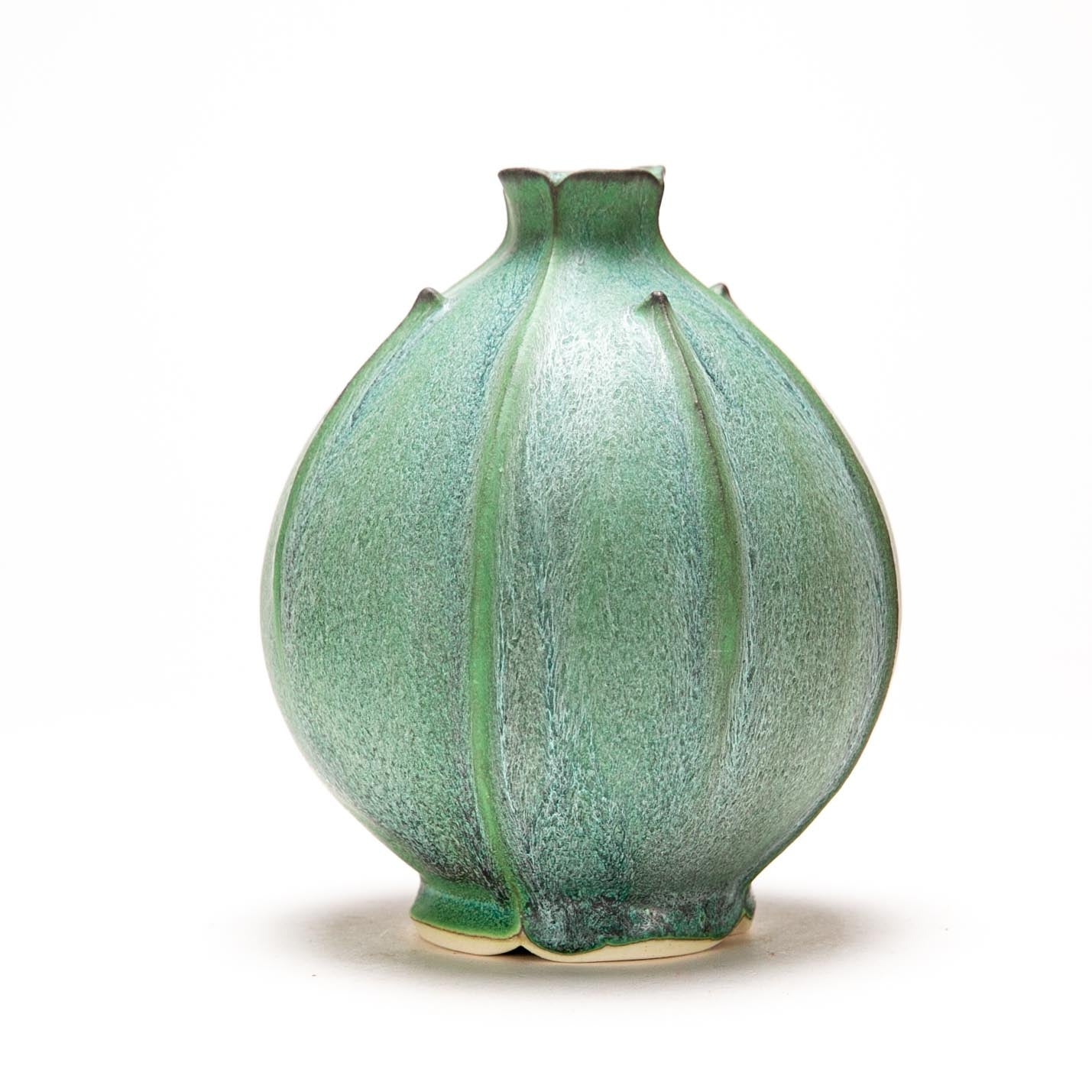 Antique Green Bud Vase