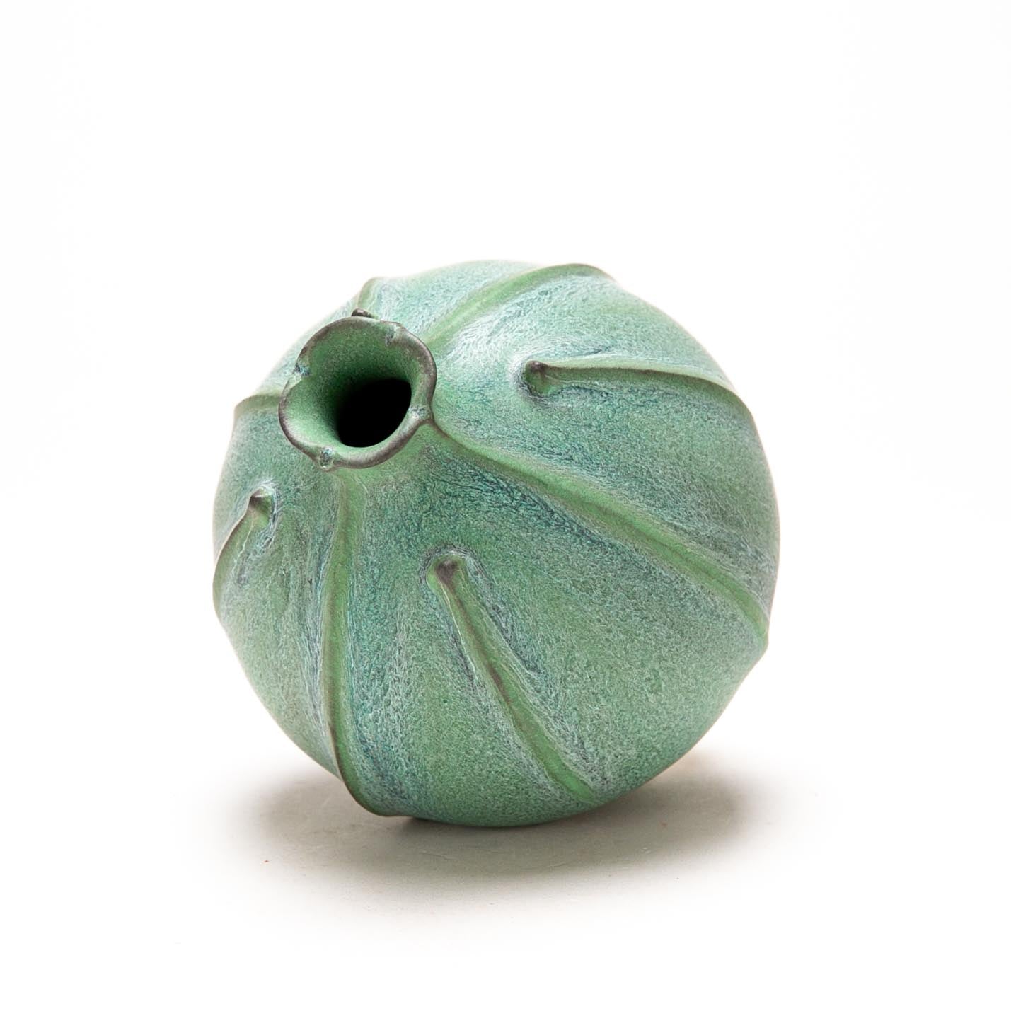 Antique Green Bud Vase