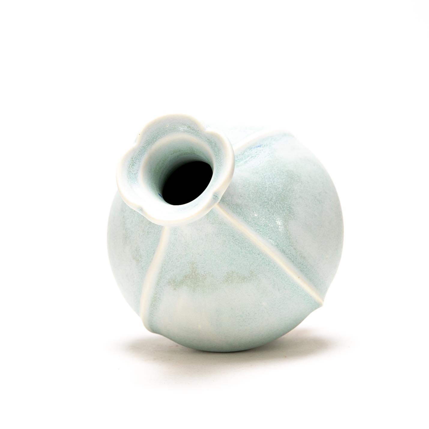 Satin Mint Vase