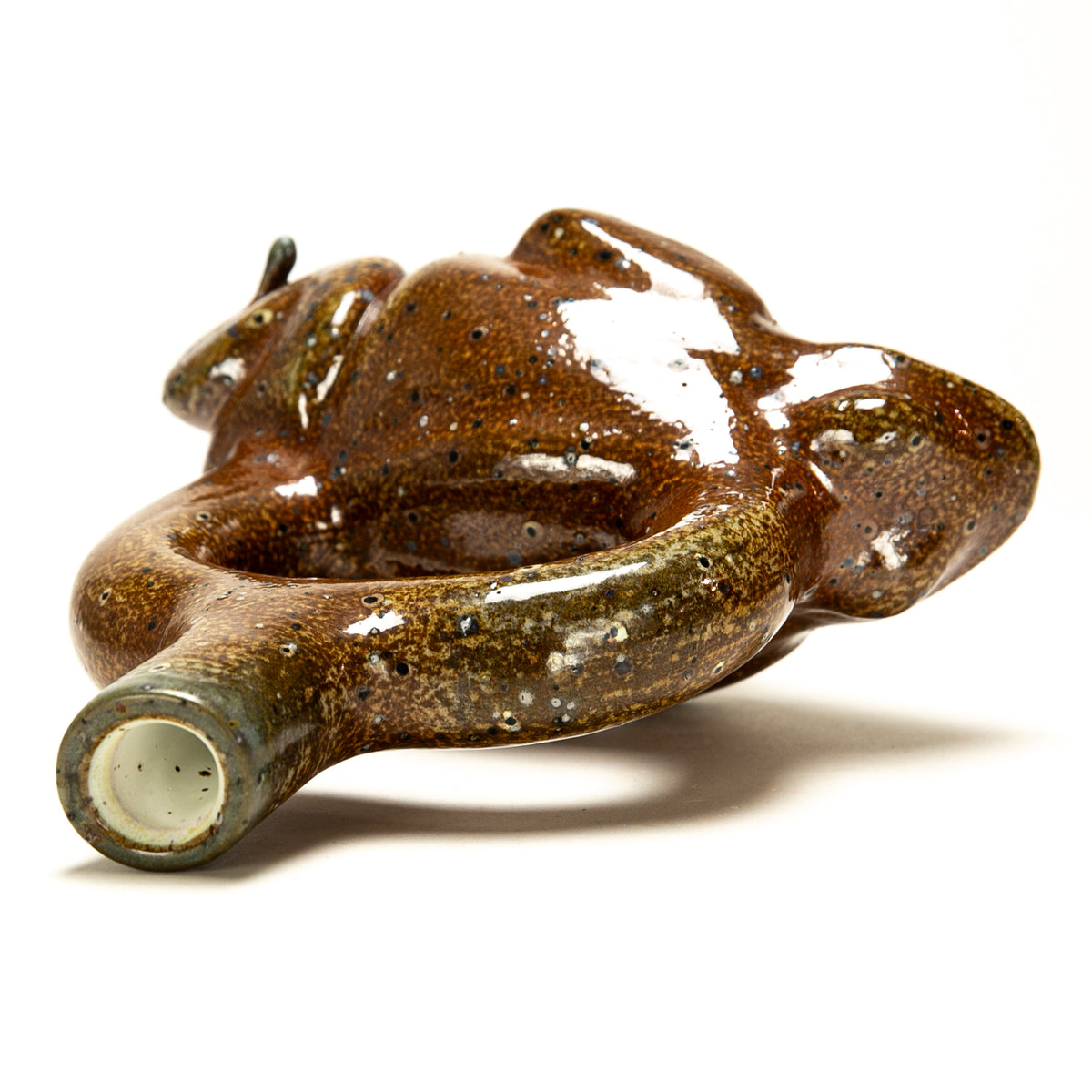 Frog Stirrup Jug