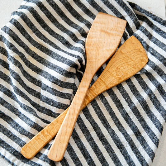 Maple Wood Spatula: Set of 2