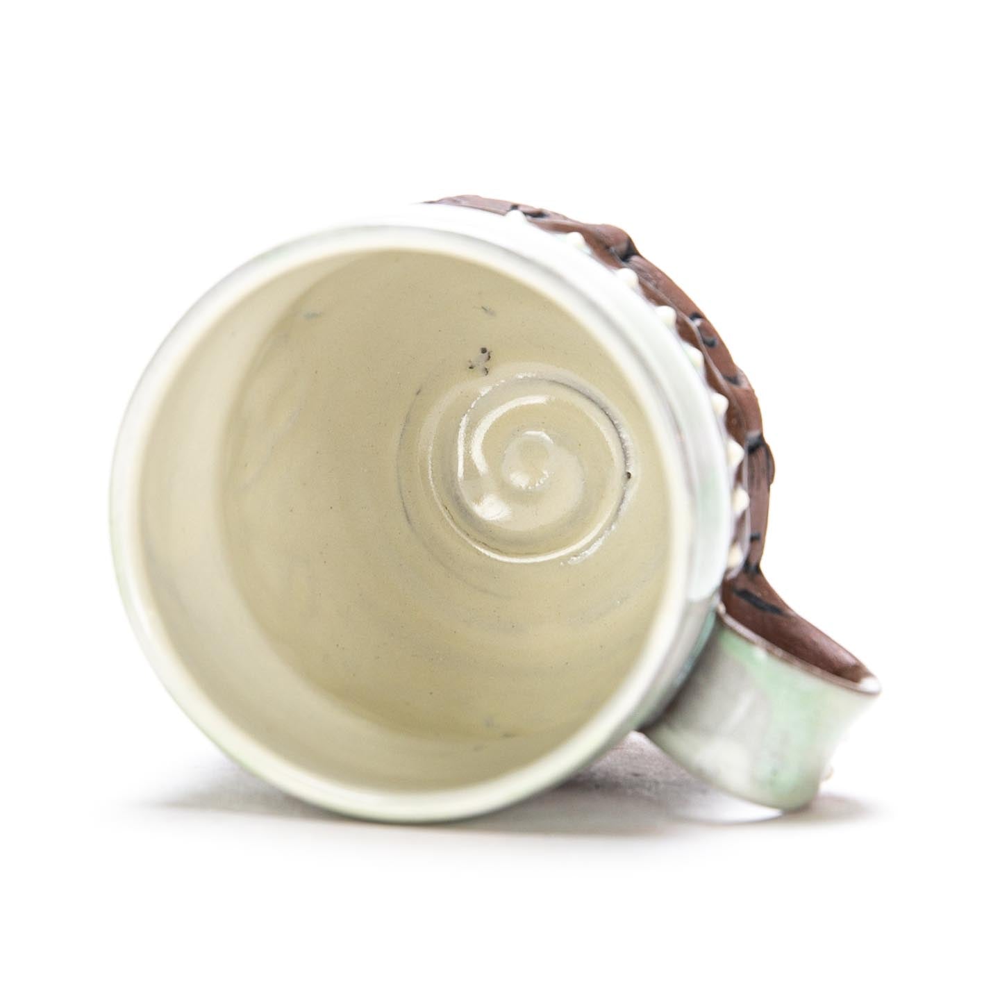 Soul Bird Mug with Green Stripes