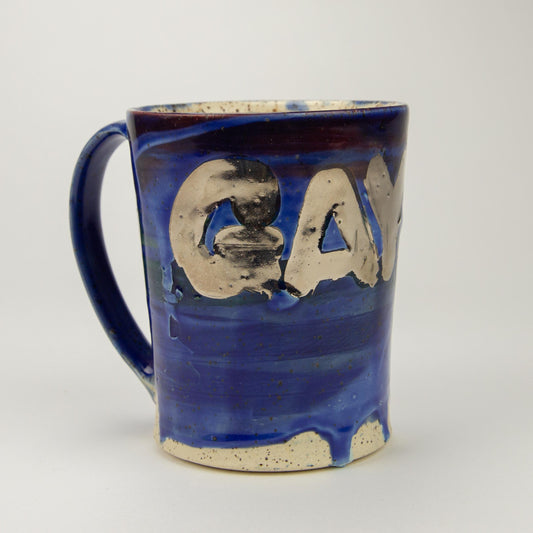"Gay" Blue Mug