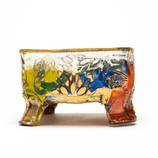 Footed Square Dish
