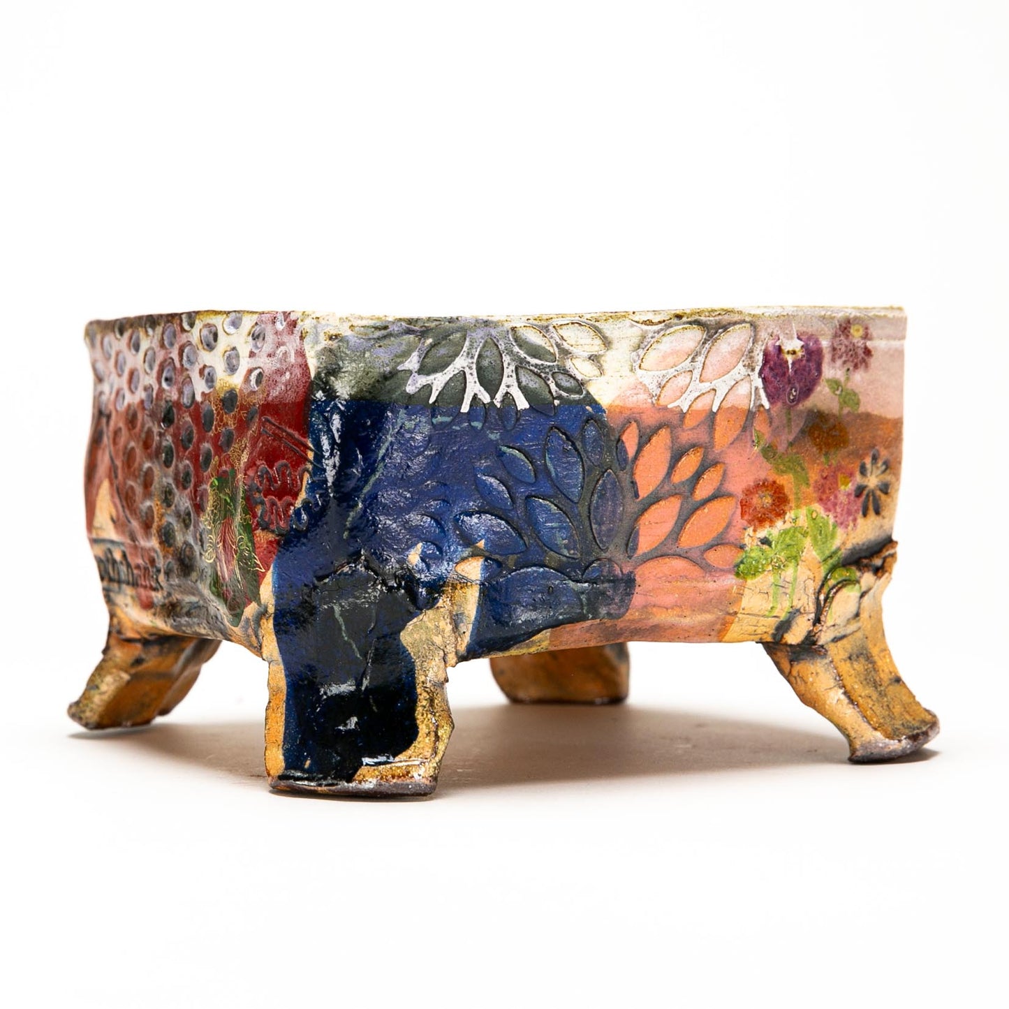Footed Square Dish