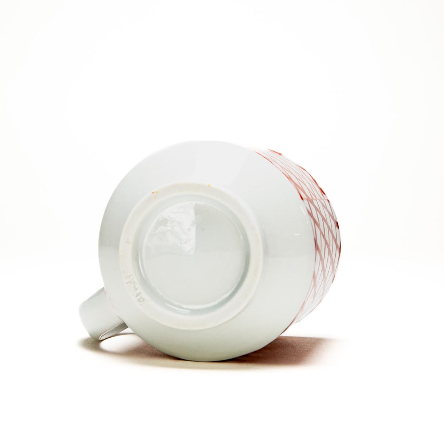 Red Grid Mug