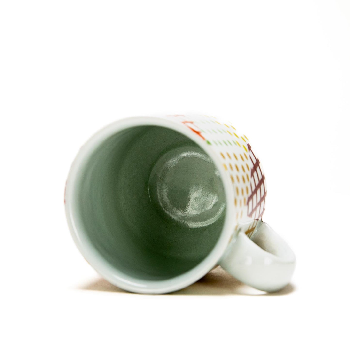 Grid & Dot Mug