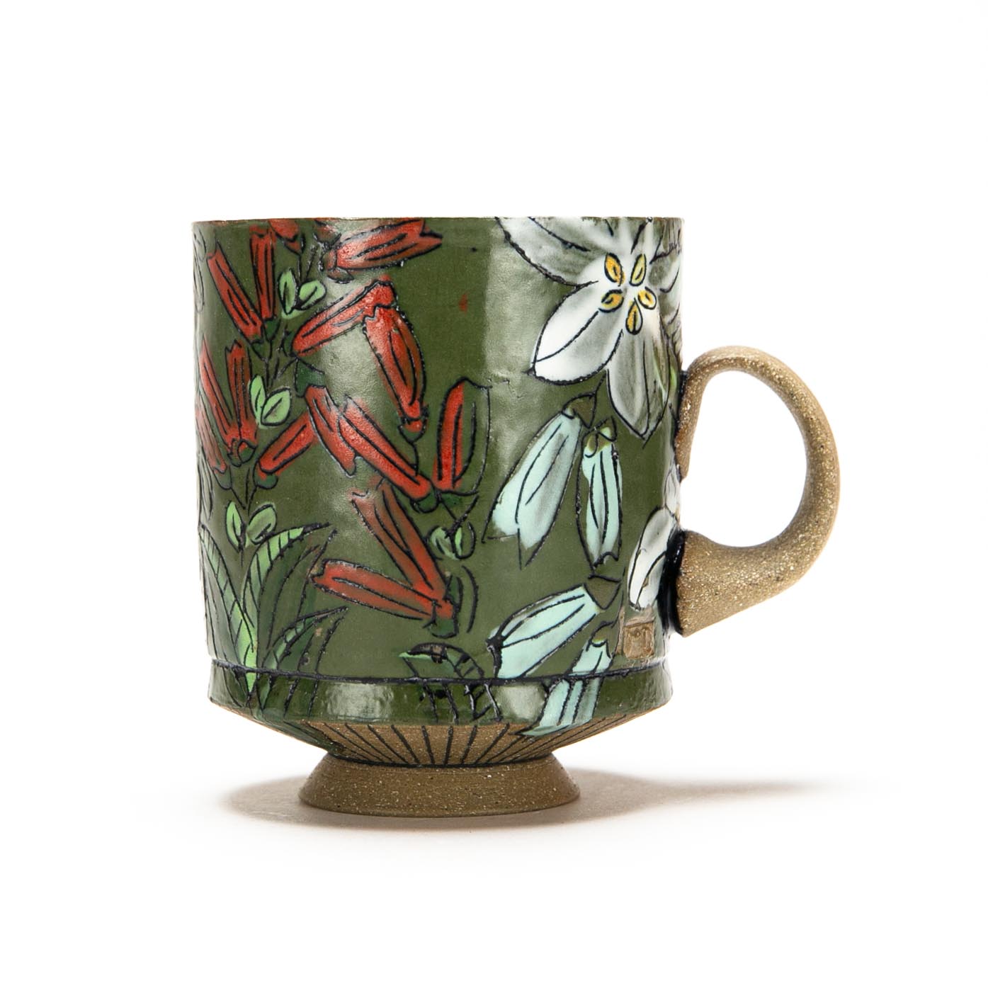 Small Green Montana Meadows Mug