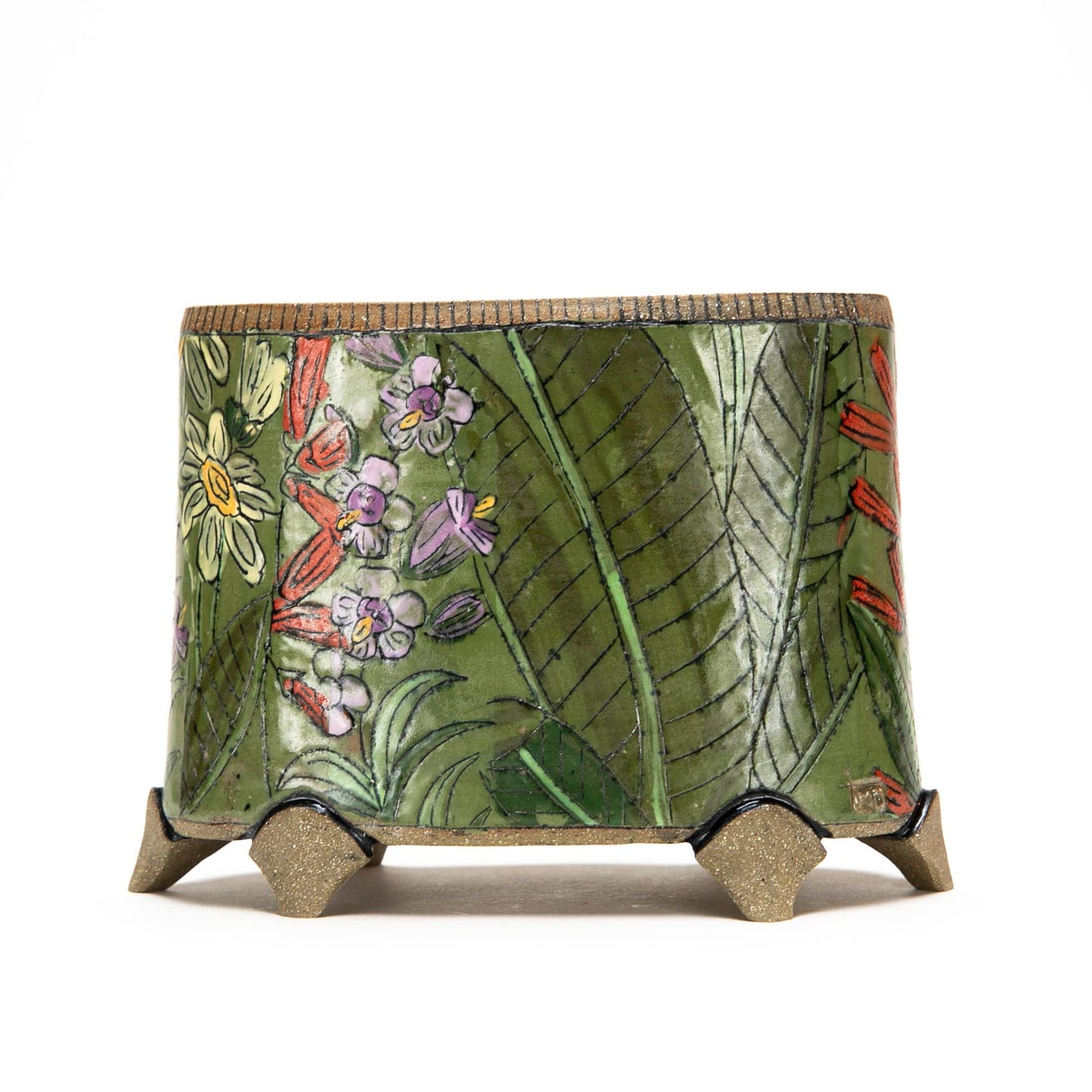 Green Montana Meadows Vase