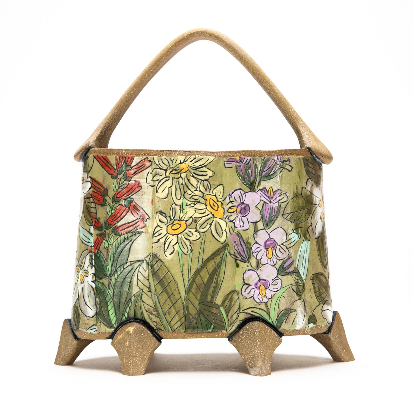 Green Montana Meadows Basket