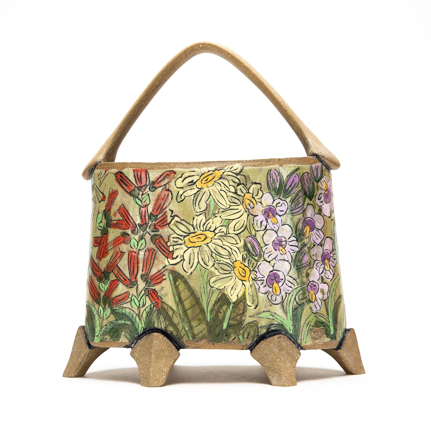 Green Montana Meadows Basket