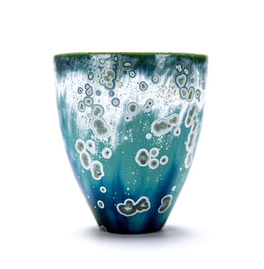 Green Crystalline Bowl