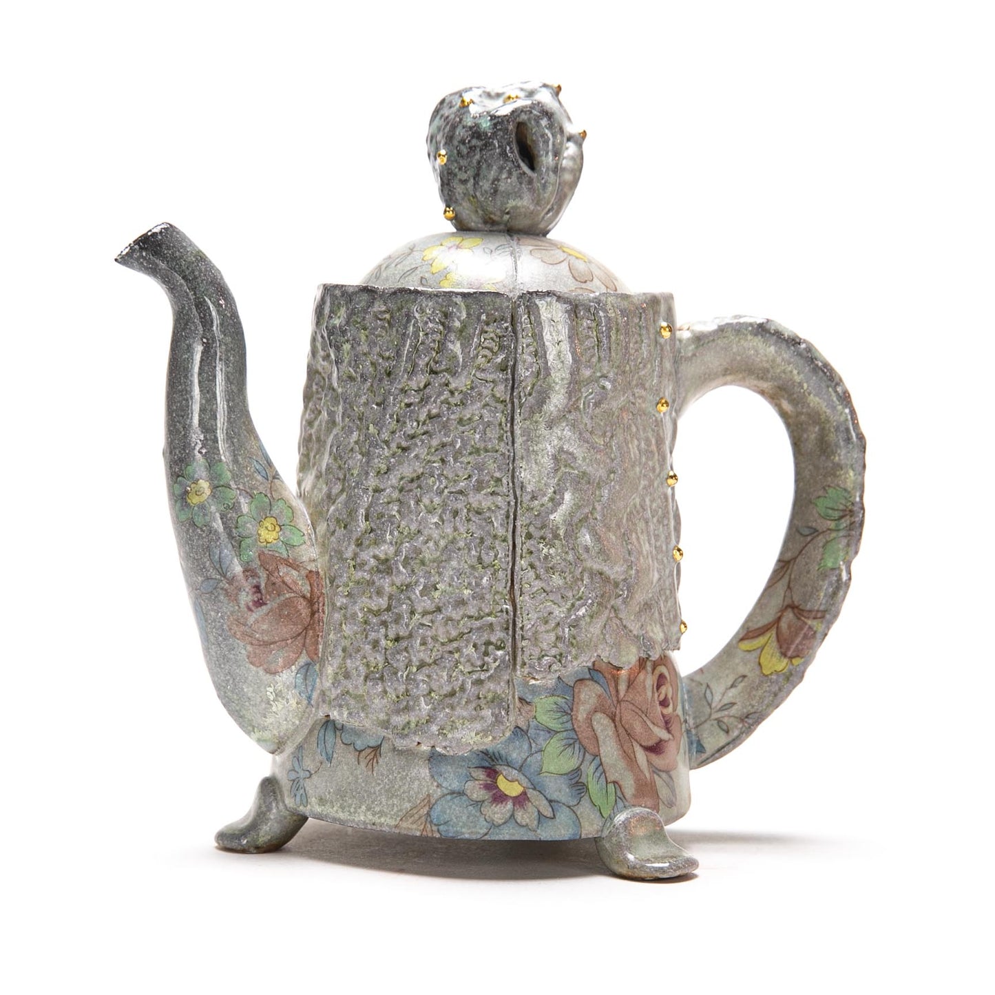 Floral Teapot and Cup