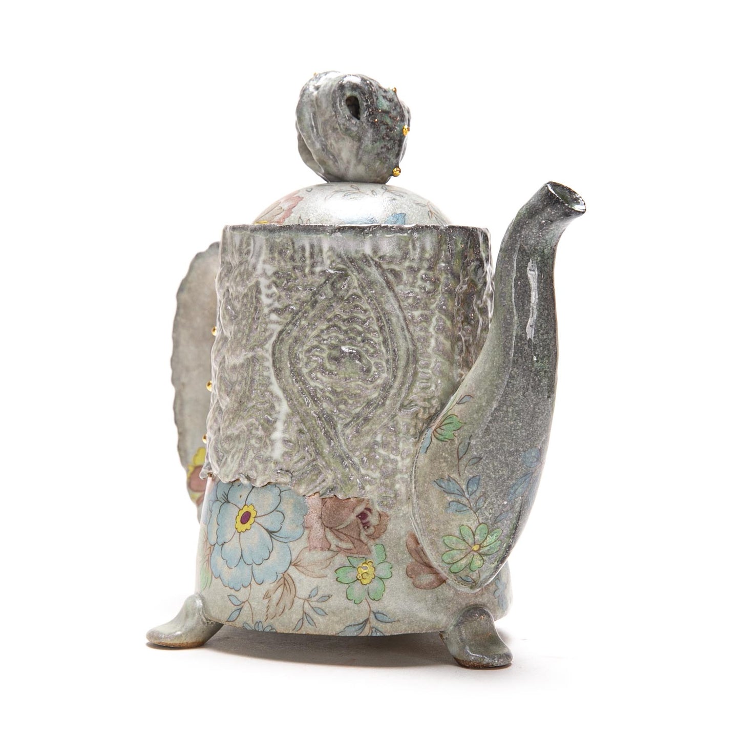 Floral Teapot and Cup