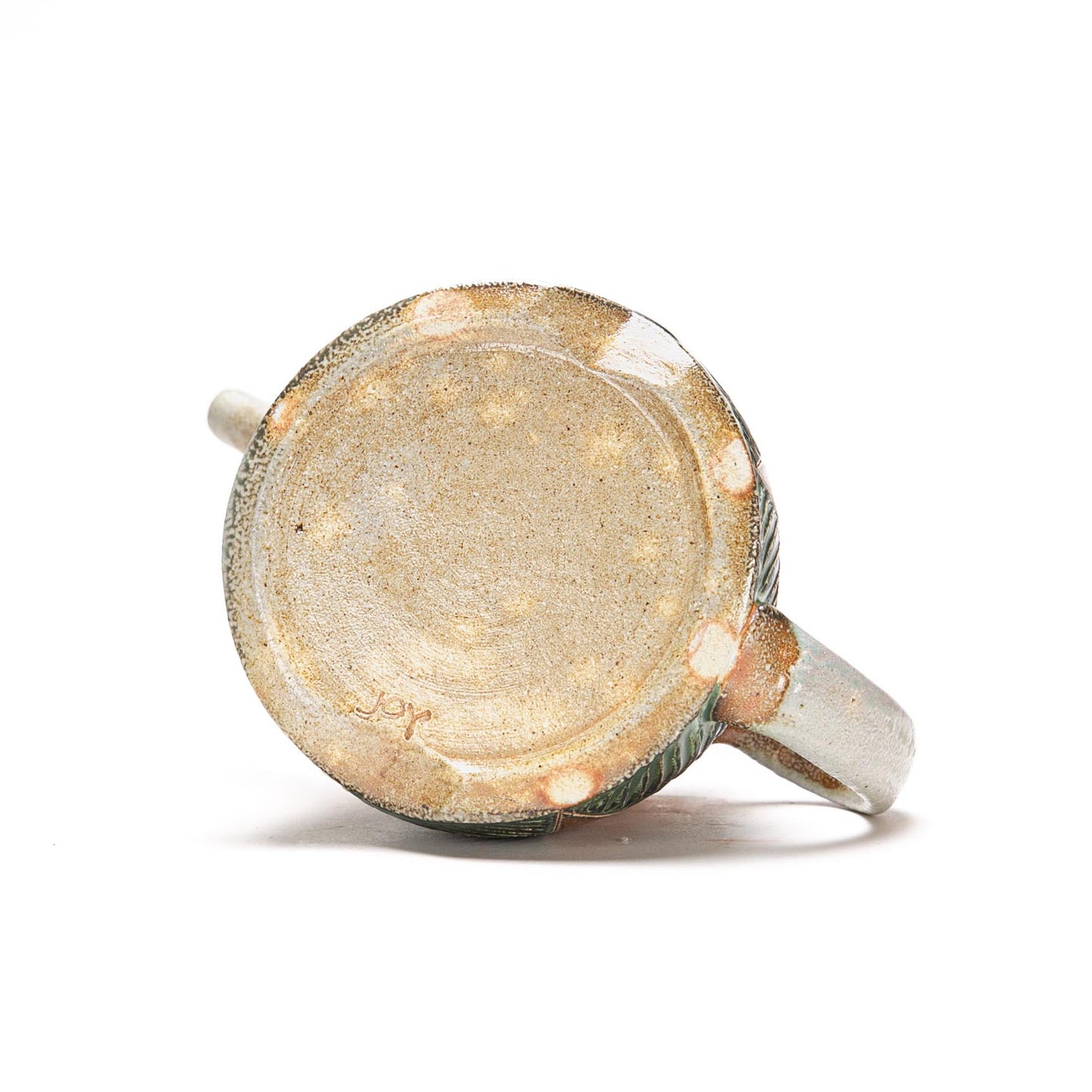 Green Carved Tea Pot Set