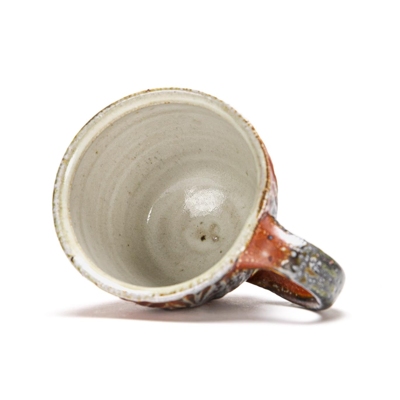 Carved Tea Pot, Cup and Tray Set